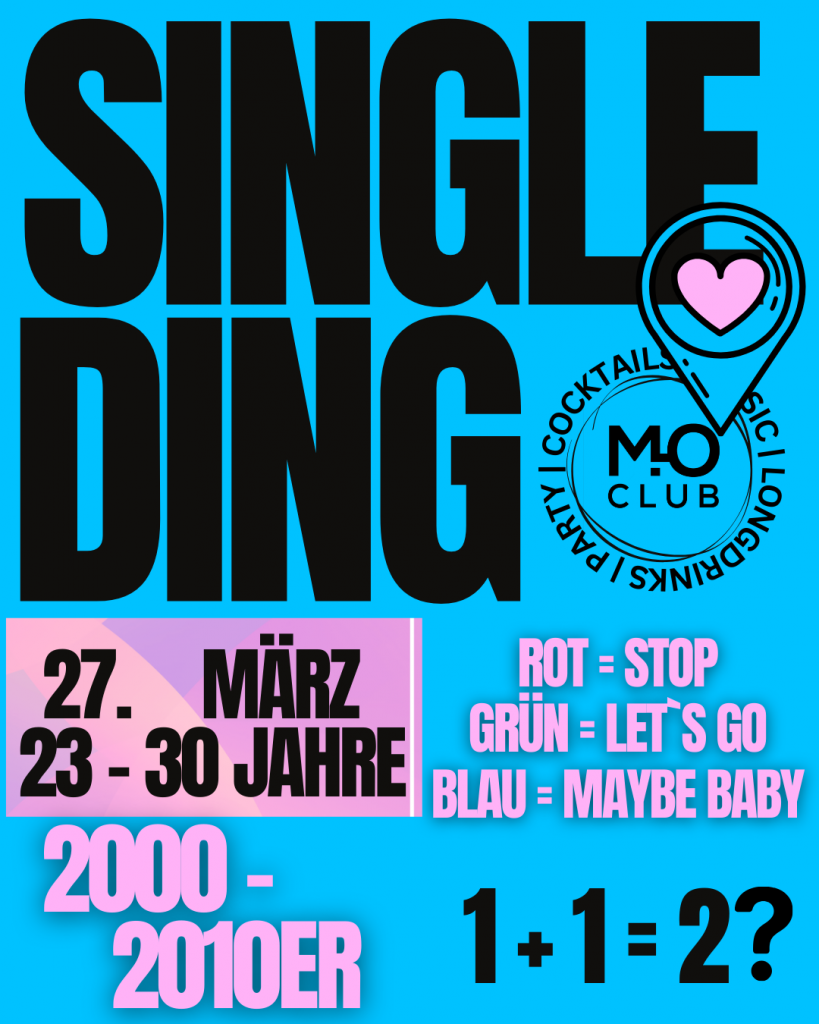 Single Ding für 23-30 Jährige